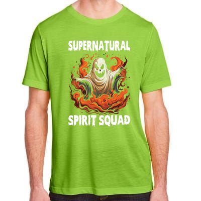 Supernatural Spirit Squad Spooky Halloween Ghouls Ghost Funny Gift Adult ChromaSoft Performance T-Shirt