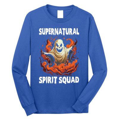 Supernatural Spirit Squad Spooky Halloween Ghouls Ghost Funny Gift Long Sleeve Shirt