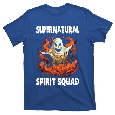 Supernatural Spirit Squad Spooky Halloween Ghouls Ghost Funny Gift T-Shirt