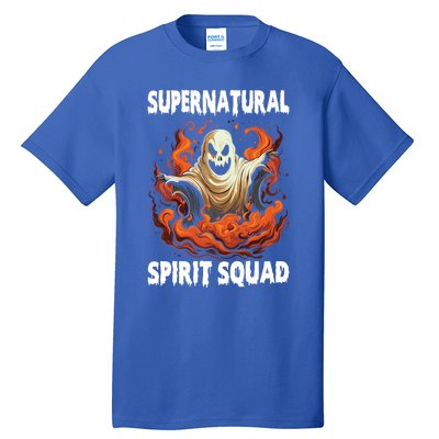 Supernatural Spirit Squad Spooky Halloween Ghouls Ghost Funny Gift Tall T-Shirt