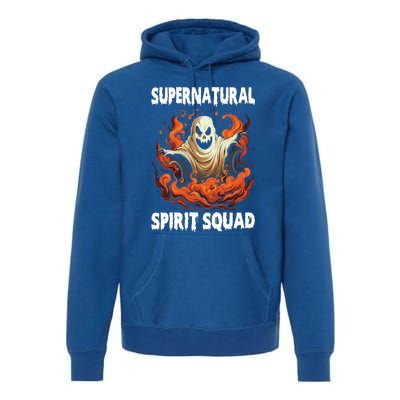 Supernatural Spirit Squad Spooky Halloween Ghouls Ghost Funny Gift Premium Hoodie