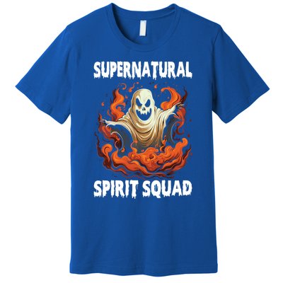 Supernatural Spirit Squad Spooky Halloween Ghouls Ghost Funny Gift Premium T-Shirt