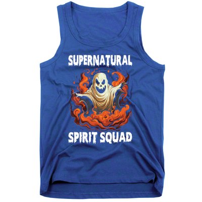 Supernatural Spirit Squad Spooky Halloween Ghouls Ghost Funny Gift Tank Top