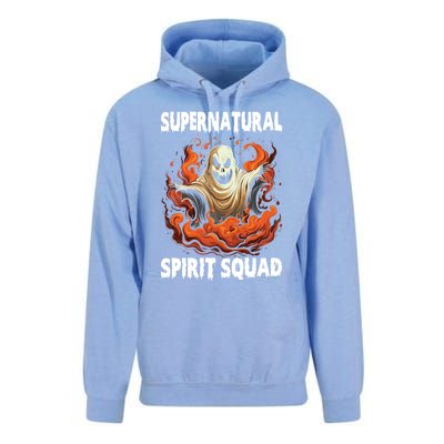 Supernatural Spirit Squad Spooky Halloween Ghouls Ghost Funny Gift Unisex Surf Hoodie