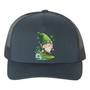 Surfing Skating St Patricks Day Gnome Cool Gift Yupoong Adult 5-Panel Trucker Hat