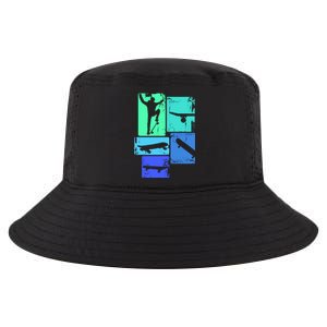 Skater Skateboarder Skateboard Gift Cool Comfort Performance Bucket Hat