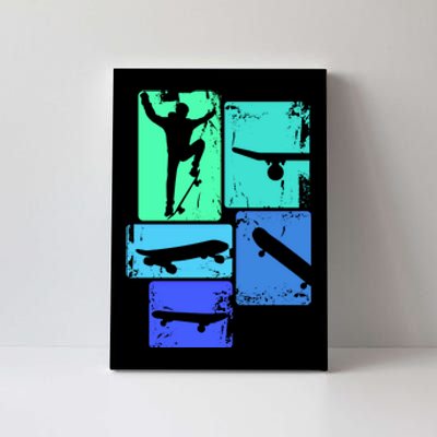 Skater Skateboarder Skateboard Gift Canvas