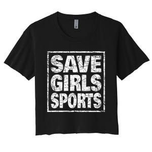 Save Sports Women's Crop Top Tee