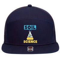 Soil Science 7 Panel Mesh Trucker Snapback Hat