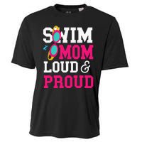 Swimming Swimmer Swim Mom Cooling Performance Crew T-Shirt