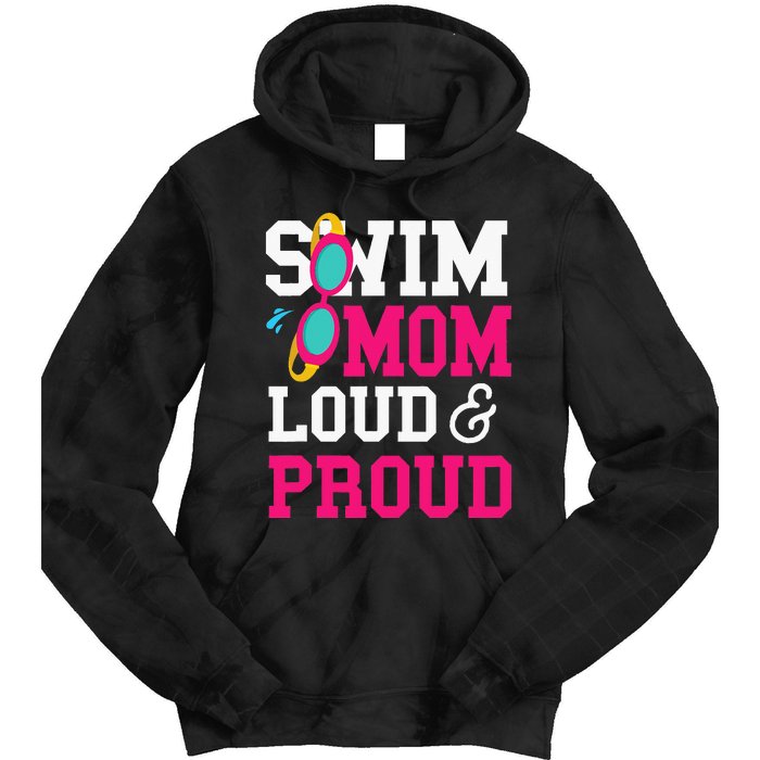 Swimming Swimmer Swim Mom Tie Dye Hoodie