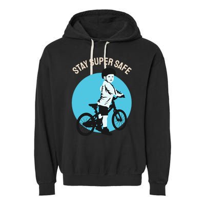 Stay Super Safe Garment-Dyed Fleece Hoodie