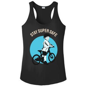 Stay Super Safe Ladies PosiCharge Competitor Racerback Tank