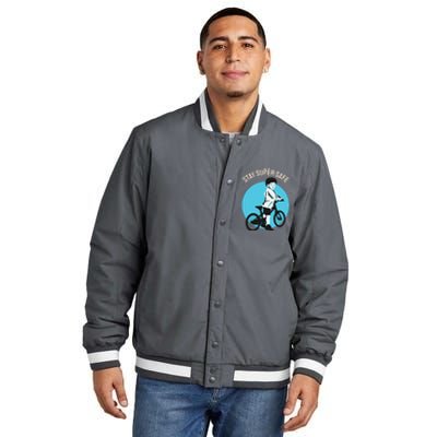 Stay Super Safe Insulated Varsity Jacket