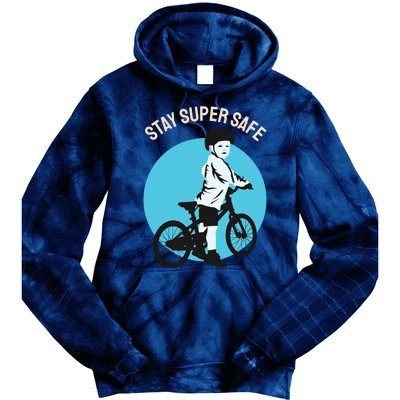 Stay Super Safe Tie Dye Hoodie