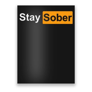 Stay Sober Poster