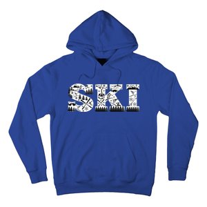 Ski Snowboard Skiing Snowboarding Lover Skier Gift Tee Cute Gift Hoodie