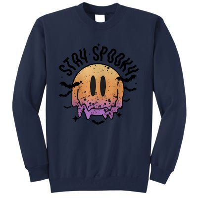 Stay Spooky Season Halloween Retro Fall Tall Sweatshirt