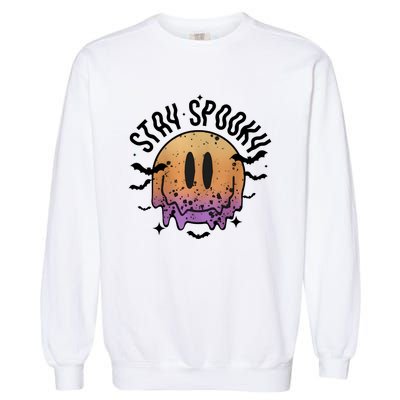 Stay Spooky Season Halloween Retro Fall Garment-Dyed Sweatshirt