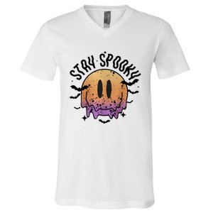 Stay Spooky Season Halloween Retro Fall V-Neck T-Shirt