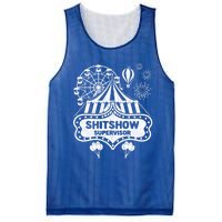 Shit Show Supervisor Funny Boss Ager Teacher And Mom Cool Gift Mesh Reversible Basketball Jersey Tank