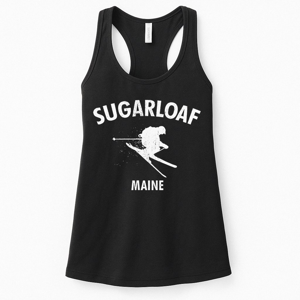 Sugarloaf Skiing Ski Maine Gift Womens Tank Top