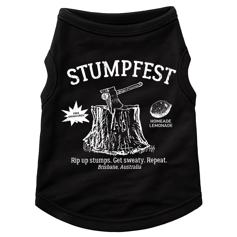 Stumpfest Sketch Stumpfest Brisbane Australia Vintage Doggie Tank