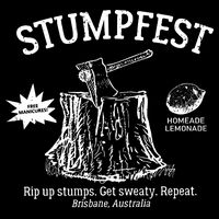 Stumpfest Sketch Stumpfest Brisbane Australia Vintage Doggie Tank