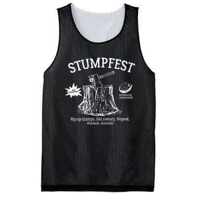 Stumpfest Sketch Stumpfest Brisbane Australia Vintage Mesh Reversible Basketball Jersey Tank