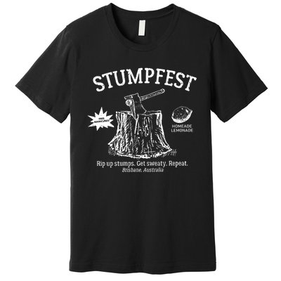 Stumpfest Sketch Stumpfest Brisbane Australia Vintage Premium T-Shirt