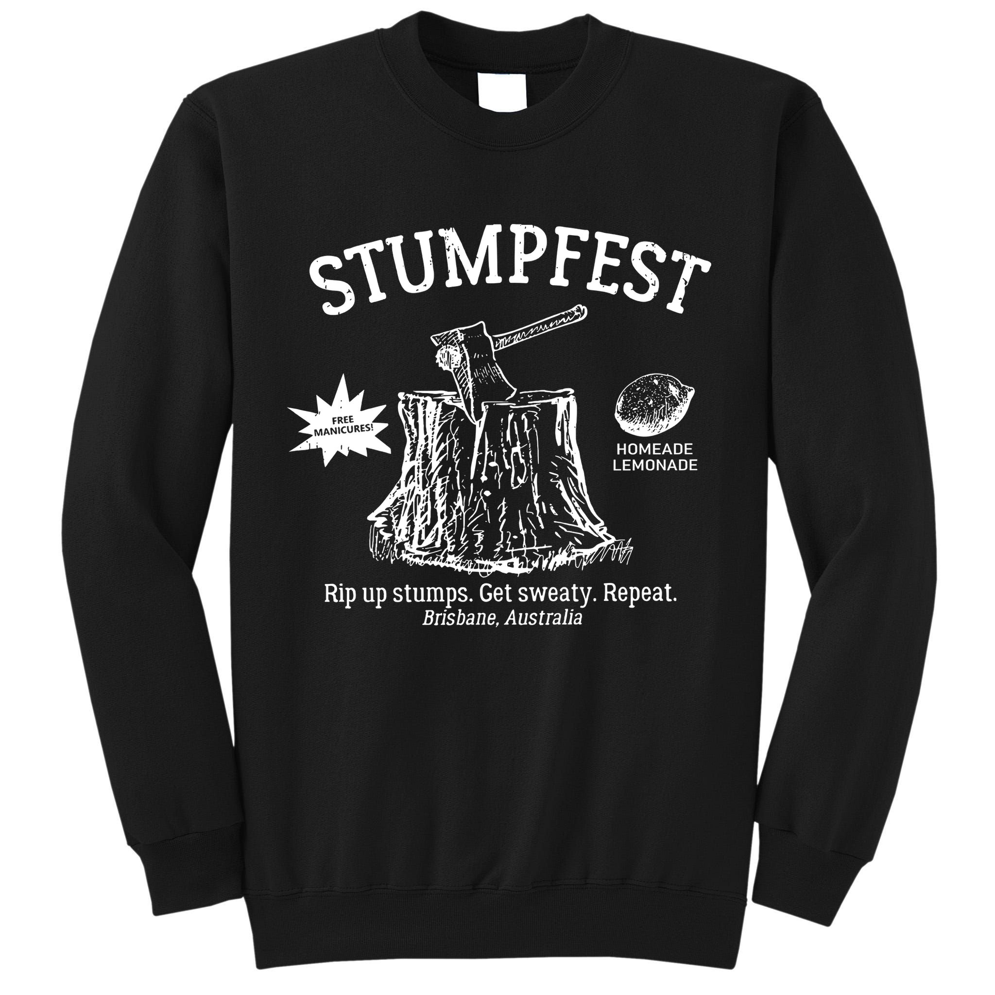 Stumpfest Sketch Stumpfest Brisbane Australia Vintage Tall Sweatshirt