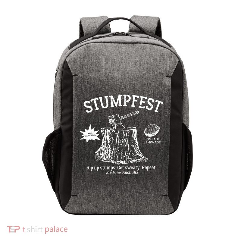 Stumpfest Sketch Stumpfest Brisbane Australia Vintage Vector Backpack