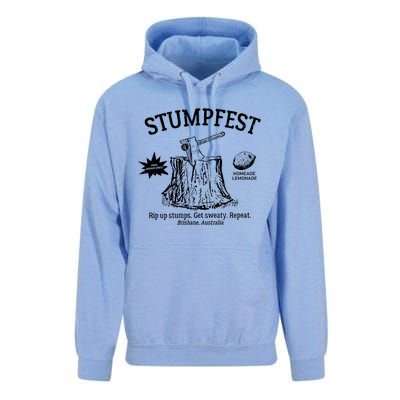 Stumpfest Sketch Stumpfest Brisbane Australia Vintage Unisex Surf Hoodie