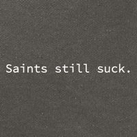 Saints Still Suck Funny And Minimal Cotton Canvas Backpack