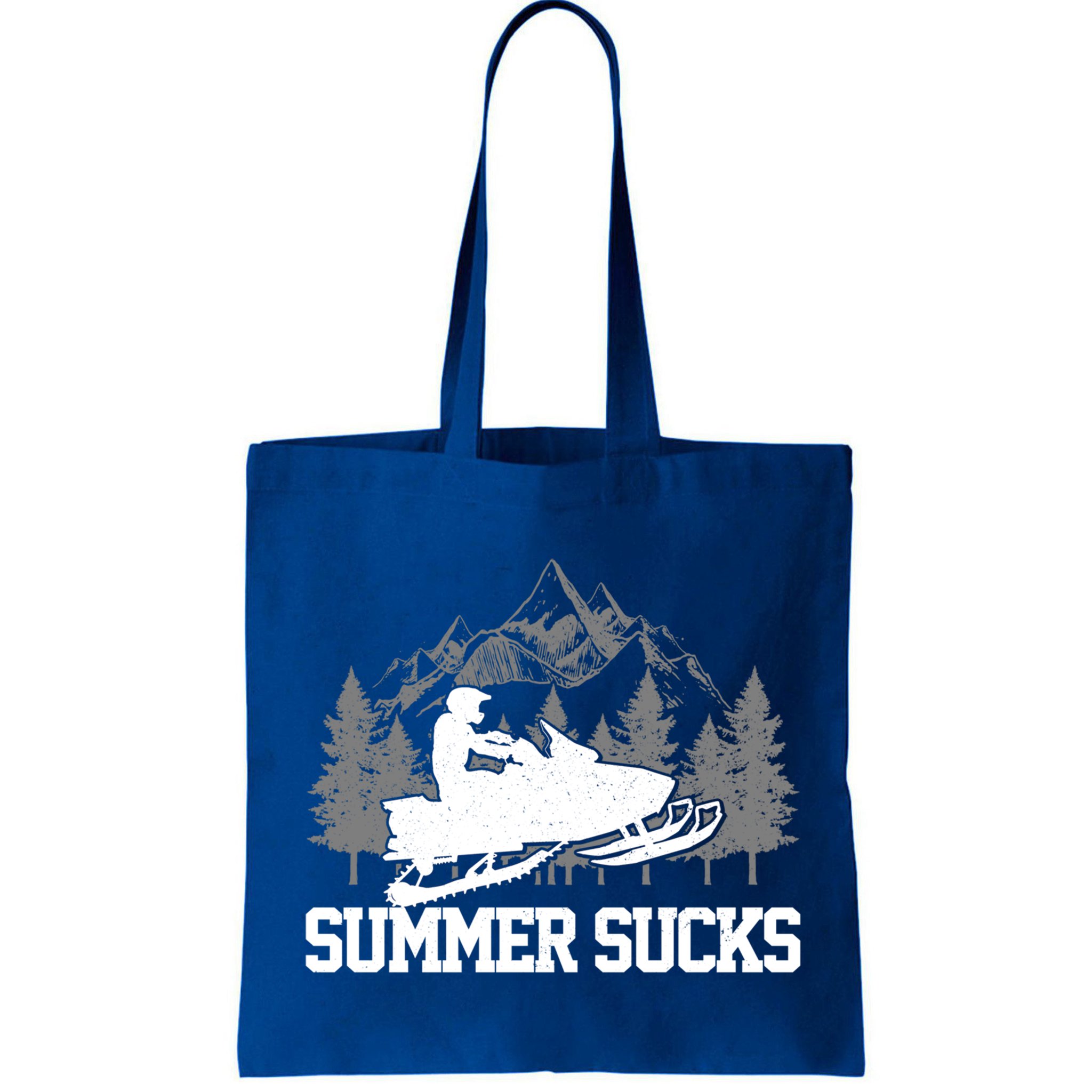 Snowmobile Summer Sucks Funny Motor Sled Vintage Gift Bag
