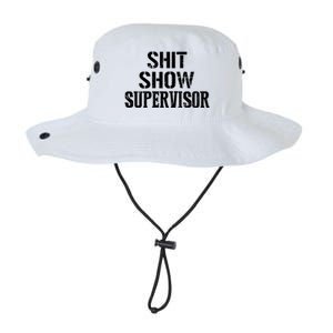 Shit Show Supervisor Funny Mom Boss Ager Teacher Gift Legacy Cool Fit Booney Bucket Hat