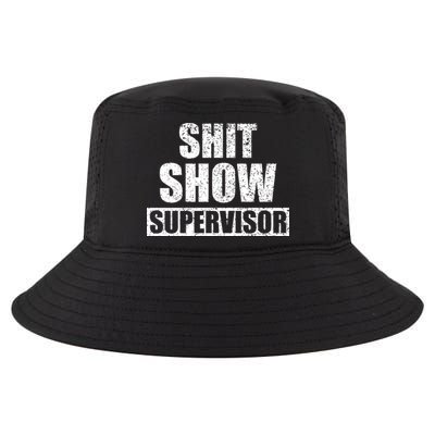 Shit Show Supervisor Funny Meme Cool Comfort Performance Bucket Hat