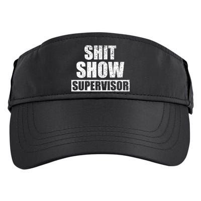 Shit Show Supervisor Funny Meme Adult Drive Performance Visor