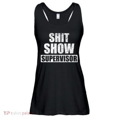 Shit Show Supervisor Funny Meme Ladies Essential Flowy Tank