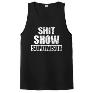 Shit Show Supervisor Funny Meme PosiCharge Competitor Tank