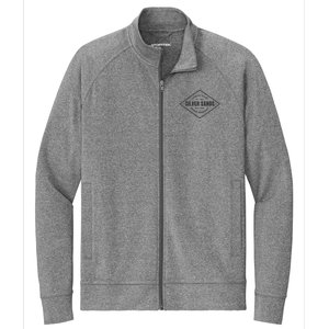 Silver Sands State Park Connecticut Souvenir Stretch Full-Zip Cadet Jacket