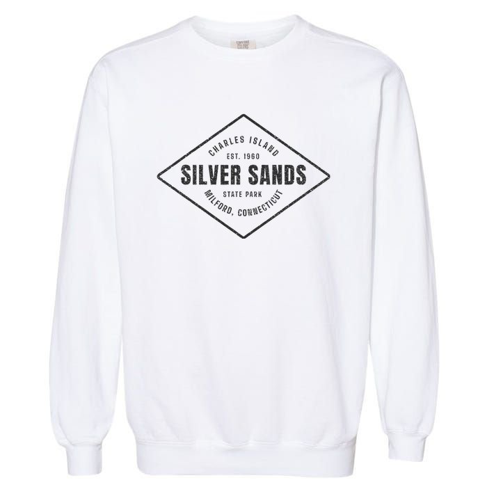 Silver Sands State Park Connecticut Souvenir Garment-Dyed Sweatshirt