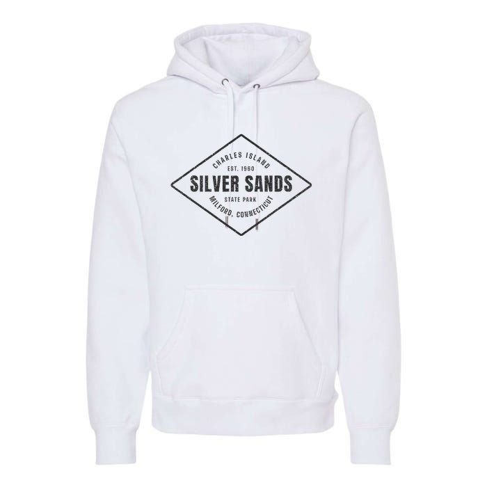 Silver Sands State Park Connecticut Souvenir Premium Hoodie