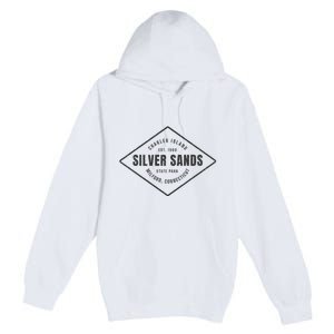 Silver Sands State Park Connecticut Souvenir Premium Pullover Hoodie