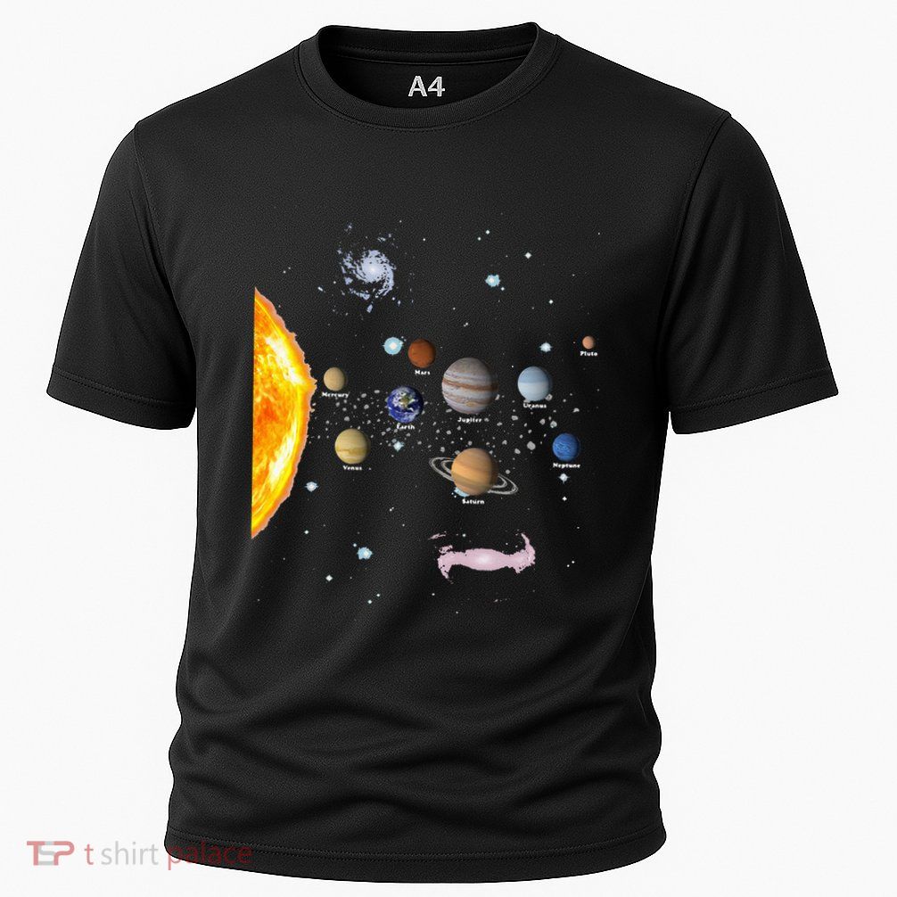 Solar System STEM Kids Realistic Space Performance Shirt