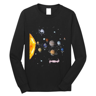 Solar System STEM Kids Realistic Space Long Sleeve Shirt