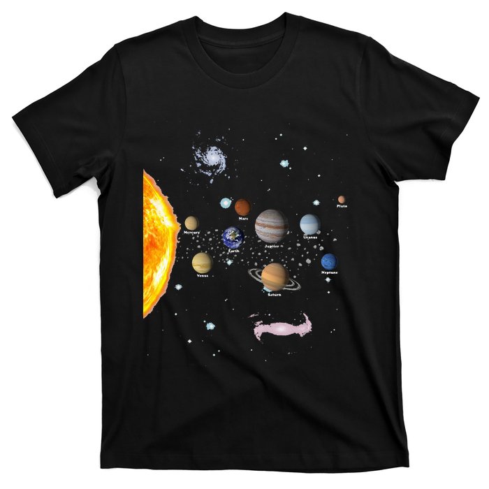 Solar System STEM Kids Realistic Space T-Shirt