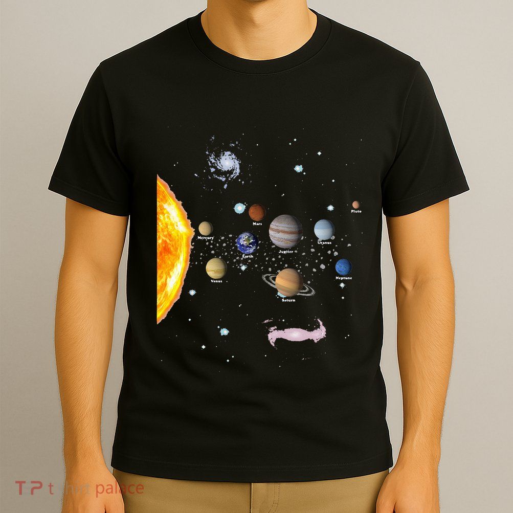 Solar System STEM Kids Realistic Space T-Shirt