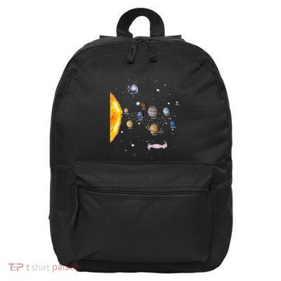 Solar System STEM Kids Realistic Space 16 in Basic Backpack