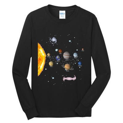 Solar System STEM Kids Realistic Space Tall Long Sleeve T-Shirt